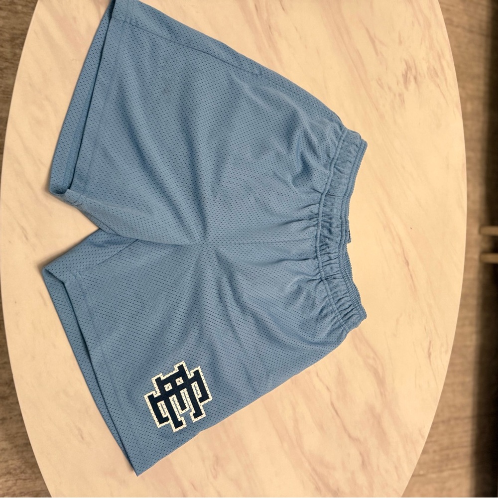 Eric Emanuel Light Blue Athletic Shorts